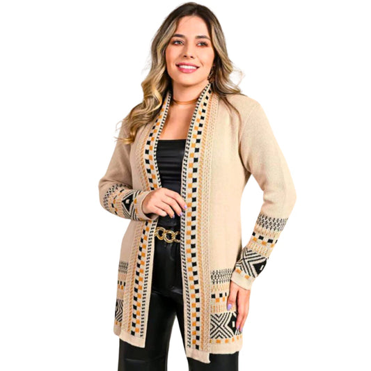 Cardigan Kimono Tricot Luxo – Elegância Atemporal e Conforto Sofisticado