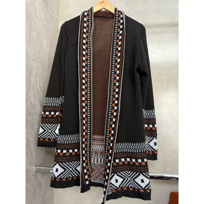 Cardigan Kimono Tricot Luxo – Elegância Atemporal e Conforto Sofisticado