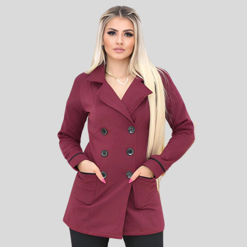 Casaco Sobretudo Moletom Lindo Feminino Moda Blogueira Inverno