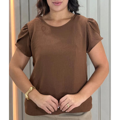 Blusa Feminina Manga Bufante