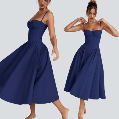 Vestido Longo Feminino Bodycon com Bustier