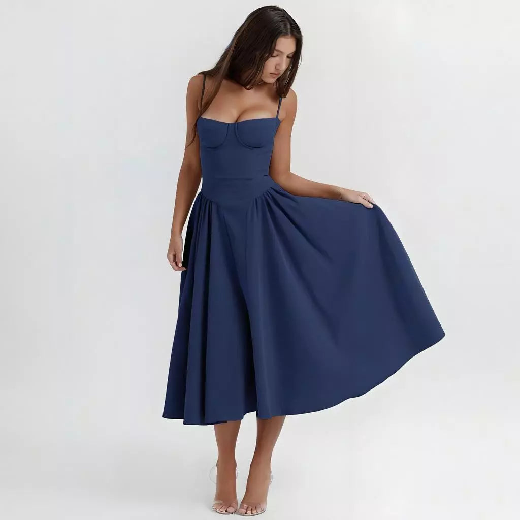 Vestido Longo Feminino Bodycon com Bustier