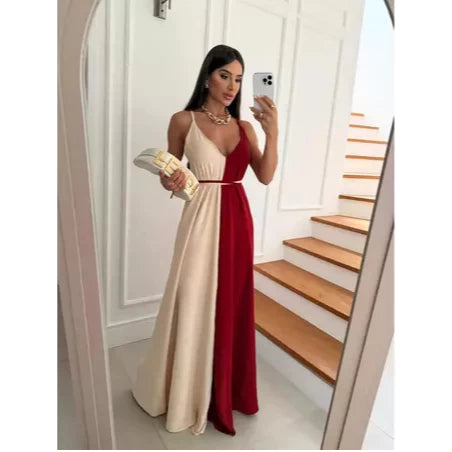 Vestido Feminino Longo para Festa Convidadas, Madrinhas de Casamento Promoção Festiva