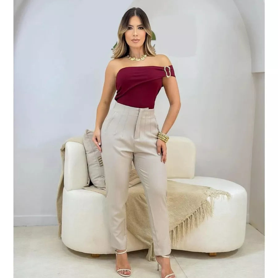 Body Feminino com Fivela