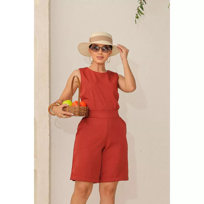 Conjunto Alfaiataria Feminino Short com Blusa