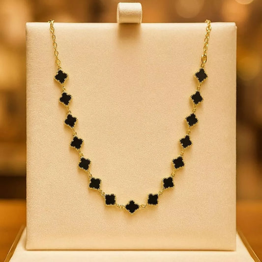 Colar Banhado a Ouro 18K com Trevo