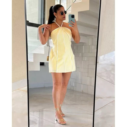 Macaquinho Feminino Listrado com Bojo