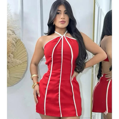 Macaquinho Feminino Listrado com Bojo