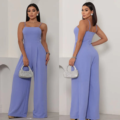 Macacão Longo Feminino Pantalona com Bojo – Luxo e Tendência