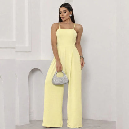 Macacão Longo Feminino Pantalona com Bojo – Luxo e Tendência