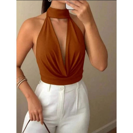 Blusa Feminina Gola Boba Choker Regata – Suplex Light